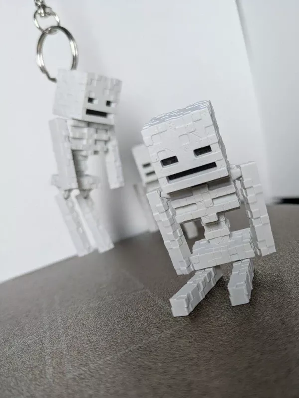 Minecraft Skeleton kulcstartó